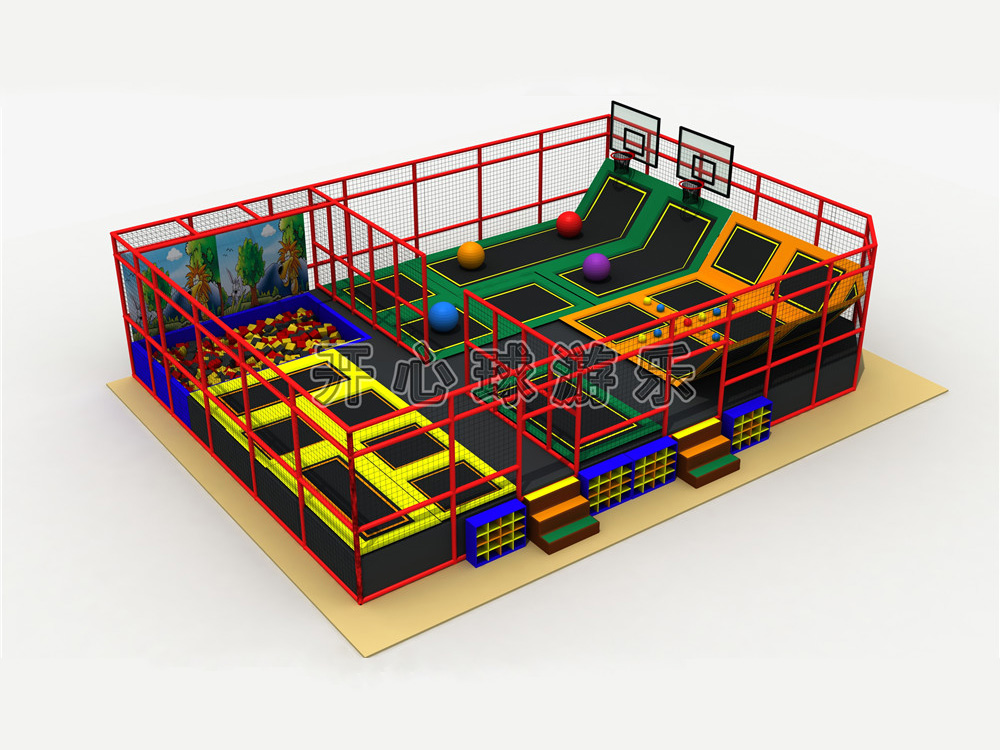 150平蹦床公園健身蹦床